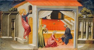 Święty Mikołaj daje posag, 1433-35.