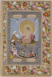Jahangir preferujący szejka sufickiego od królów 1618
