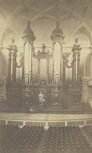 Wielkie Organy, Music Hall, Boston, Msza, ok. 1900. autorstwa Bierstadt Brothers