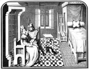 Rycerz i dama, XV w. 1849 r.