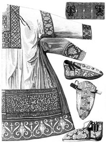 Szaty królewskie Karola Wielkiego 742-814, XV wiek 1849.