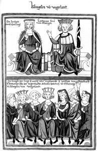 Kongres Wartburg, XV wiek 1849. autorstwa Bisson and Cottard