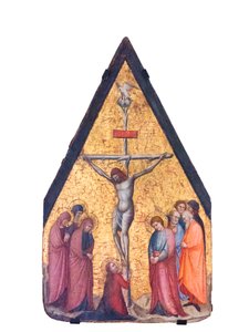 Ukrzyżowanie (tempera i złoto na desce) autorstwa Bitino da Faenza
