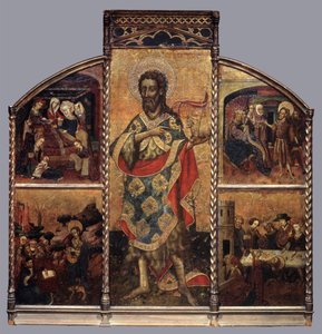 Ołtarz św. Jana Chrzciciela, ok. 1440 (tempera na desce)