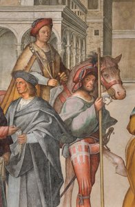 Joachima i św. Anny w Porta Aurea, Boccaccio Boccaccino 1514-15, detal autorstwa Boccaccio Boccaccino