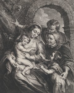 Święta Rodzina ze św. Elżbietą i dzieciątkiem św. 1600-59.