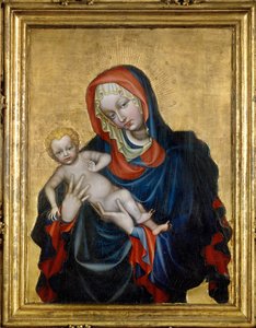 Madonna z Dzieciątkiem (tempera na drewnie)