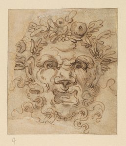 Maska groteskowa, XVII w.