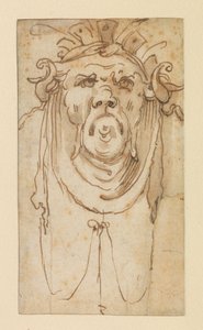 Maska groteskowa, XVII w.