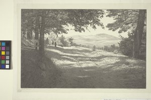 North View (atrament na papierze)