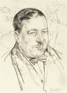 Portret artysty Ilyi Maszkowa autorstwa Boris Dmitrievich Grigoriev