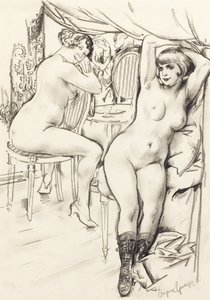 prostytutki autorstwa Boris Dmitrievich Grigoriev