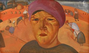 Rosyjska wieśniaczka Z cyklu Les Visages de Russie, 1923