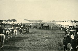 Obóz wicekrólów na cesarskim zgromadzeniu, styczeń 1877, 1901. autorstwa Bourne and Shepherd