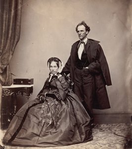 [Senator i pani James Henry Lane], 1861-66. autorstwa Brady and Co