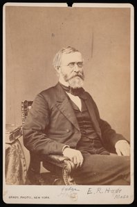Portret Ebenezer Rockwood Hoar 1816-1895, przed 1895. autorstwa Brady