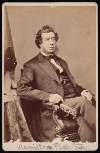 Portret Hamiltona Fisha 1808-1893, przed 1893.