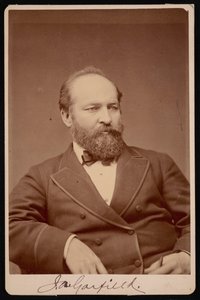 Portret Jamesa Abrama Garfielda 1831-1881, przed 1876 rokiem. autorstwa Brady