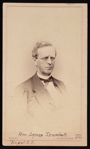 Portret Lymana Trumbulla 1813-1896, w latach 1862-1869. autorstwa Brady