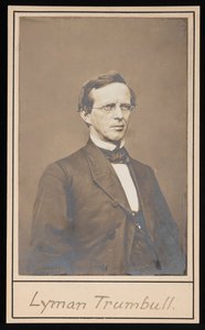 Portret Lymana Trumbulla 1813-1896, w latach 1864-1868. autorstwa Brady