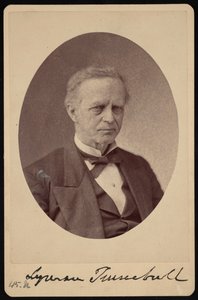 Portret Lymana Trumbulla 1813-1896, w latach 1868-1881. autorstwa Brady