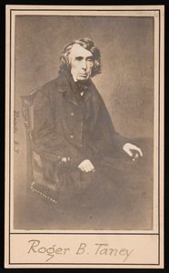 Portret Rogera Brooke Taneya 1777-1864, przed 1864. autorstwa Brady
