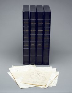 Oryginalny maszynopis Brama Stokera „Dracula” (druk) autorstwa Bram Stoker