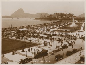 Ogrody Gloria, Rio de Janeiro (zdjęcie czarno-białe) autorstwa Brazilian Photographer
