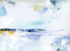 Spokojny, nadmorski abstrakt autorstwa Breanna Megan Studio
