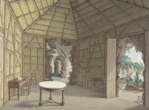 Jadalnia, Villa Barbaja, Neapol, 1800-1870. autorstwa British Anonymous 19th Century.