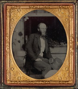 Portret mężczyzny, ok. 1860 (zdjęcie) autorstwa British Photographer