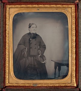 Portret kobiety, ok. 1860 (zdjęcie) autorstwa British Photographer