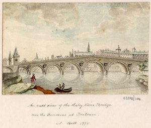 Cykl szkiców, widoków w Wielkiej Brytanii, na kontynencie iw Ameryce 1772-1778 (akwarela) autorstwa British School