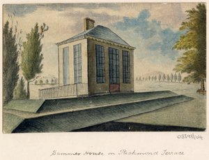 Cykl szkiców, widoków w Wielkiej Brytanii, na kontynencie iw Ameryce 1772-1778 (akwarela) autorstwa British School