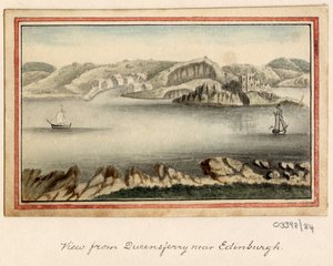 Cykl szkiców, widoków w Wielkiej Brytanii, na kontynencie iw Ameryce 1772-1778 (akwarela) autorstwa British School