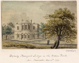 Cykl szkiców, widoków w Wielkiej Brytanii, na kontynencie iw Ameryce 1772-1778 (akwarela) autorstwa British School