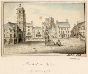 Cykl szkiców, widoków w Wielkiej Brytanii, na kontynencie iw Ameryce 1772-1778 (akwarela) autorstwa British School