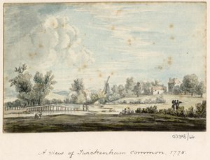 Cykl szkiców, widoków w Wielkiej Brytanii, na kontynencie iw Ameryce 1772-1778 (akwarela) autorstwa British School