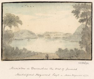 Cykl szkiców, widoków w Wielkiej Brytanii, na kontynencie iw Ameryce 1772-1778 (akwarela) autorstwa British School