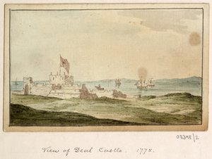 Cykl szkiców, widoków w Wielkiej Brytanii, na kontynencie iw Ameryce 1772-1778 (akwarela) autorstwa British School