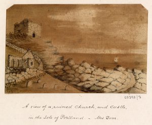 Cykl szkiców, widoków w Wielkiej Brytanii, na kontynencie iw Ameryce 1772-1778 (akwarela) autorstwa British School