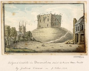 Cykl szkiców, widoków w Wielkiej Brytanii, na kontynencie iw Ameryce 1772-1778 (akwarela) autorstwa British School
