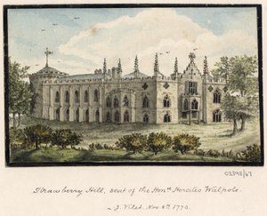 Cykl szkiców, widoków w Wielkiej Brytanii, na kontynencie iw Ameryce 1772-1778 (akwarela) autorstwa British School