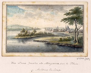 Cykl szkiców, widoków w Wielkiej Brytanii, na kontynencie iw Ameryce 1772-1778 (akwarela) autorstwa British School
