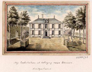 Uma série de esboços, vistas na Grã-Bretanha, no continente e na América 1772-1778 (aquarela) polonês autorstwa British School