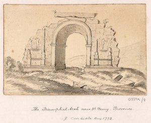Cykl szkiców, widoki w Wielkiej Brytanii, na kontynencie iw Ameryce 1772-1778 (szkic) autorstwa British School