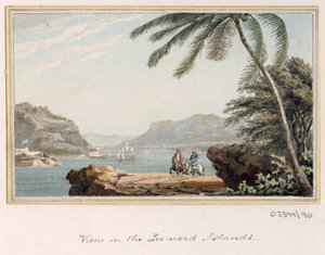 Cykl szkiców, widoków w Wielkiej Brytanii, na kontynencie iw Ameryce 1772-1778 (akwarela) autorstwa British School
