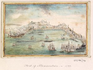 Cykl szkiców, widoków w Wielkiej Brytanii, na kontynencie iw Ameryce 1772-1778 (akwarela) autorstwa British School