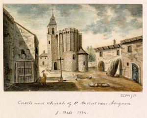 Cykl szkiców, widoków w Wielkiej Brytanii, na kontynencie iw Ameryce 1772-1778 (akwarela) autorstwa British School