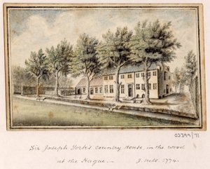 Cykl szkiców, widoków w Wielkiej Brytanii, na kontynencie iw Ameryce 1772-1778 (akwarela) autorstwa British School